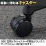 コクヨ ピコラリビナ picora livina スタンダードタイプ ミニバック PVCレザー ブラック脚 本体ホワイトグレー ナイロンキャスター オフィスチェア C10-B19SW-E1-13