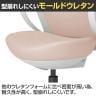 コクヨ ピコラリビナ picora livina スタンダードタイプ ミニバック PVCレザー ブラック脚 本体ホワイトグレー ナイロンキャスター オフィスチェア C10-B19SW-E1-14