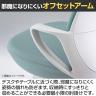 コクヨ ピコラリビナ picora livina スタンダードタイプ ハイバック 布張り ホワイト脚 本体ホワイトグレー ナイロンキャスター オフィスチェア C10-W12CW-E1-8
