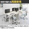 コクヨ リーン デスク 平机 センター引き出し付き 本体色ブラック 幅1400×奥行600×高さ720mm パソコンデスク KOKUYO LEAN DLE-H1406-BK-7