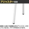 コクヨ リーン デスク 平机 センター引き出し付き 本体色ホワイト 幅1400×奥行600×高さ720mm パソコンデスク KOKUYO LEAN DLE-H1406-WH-13