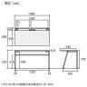 コクヨ リーン デスク 平机 本体色ブラック 幅1400×奥行600×高さ720mm パソコンデスク KOKUYO LEAN DLE-N1406-BK-13
