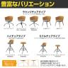 コクヨ コーデ COODE ラウンジチェア 固定脚 ミドルハイタイプ 背座回転 肘なし ブラック塗装脚 背座クッション 背座同色 K04-BZ20SC-4