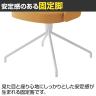 コクヨ コーデ COODE ラウンジチェア 固定脚 背座回転 張りぐるみ肘 ホワイト塗装脚 背座クッション 背座同色 K04-W628SC-7