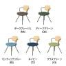 コクヨ リーテ Liite 会議用イス ミーティングチェア ラウンジチェア 固定脚 ブラック脚 4本脚 背合板 フレームブラック 背ナチュラル K16-B04CZ-2