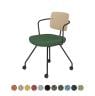 コクヨ リーテ Liite 会議用イス ミーティングチェア ラウンジチェア キャスター付き ブラック脚 キャスター脚 背樹脂 フレームブラック 背ソフトベージュ K16-B23CU-19