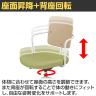 コクヨ リーテ Liite 会議用イス ミーティングチェア ラウンジチェア キャスター付き ホワイト脚 昇降脚 背座回転 背樹脂 フレームホワイト 背ソフトベージュ K16-WG3CU-8