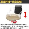 コクヨ リーテ Liite 会議用イス ミーティングチェア ラウンジチェア キャスター付き ホワイト脚 昇降脚 背座回転 背樹脂 フレームホワイト 背ブラック K16-WG3CU-8