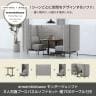 LIVING HOUSE×オフィスコム ensemblebase モンタージュ パネルソファ ブースセット テーブル付き 2人対面ソファ ブースソファ 個室ブース オフィス ミーティングブース 幅780×奥行2160×高さ1400mm-3