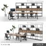 LIVING HOUSE×オフィスコム SITZONE ペティットチェア メッシュチェア CH-597 幅650×奥行650×高さ920～1020mm-2