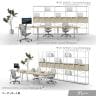 LIVING HOUSE×オフィスコム SITZONE ペティットチェア メッシュチェア CH-597 幅650×奥行650×高さ920～1020mm-3