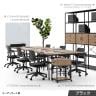 LIVING HOUSE×オフィスコム SITZONE スターリーチェア アームチェア ファブリック CH-573 幅620×奥行620×高さ845～935mm-2
