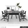 LIVING HOUSE×オフィスコム SITZONE スターリーチェア アームチェア ファブリック CH-573 幅620×奥行620×高さ845～935mm-3