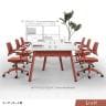 LIVING HOUSE×オフィスコム SITZONE スターリーチェア アームチェア ファブリック CH-573 幅620×奥行620×高さ845～935mm-5