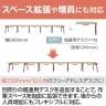 【本体】LIVING HOUSE×オフィスコム ensemblebase POPLEG デスク フリーアドレスデスク 両面タイプ 配線BOX付き ミーティングテーブル 幅6000×奥行1200×高さ720mm-10