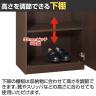 【日本製】プレジデント用ロッカー PLシリーズ 役員用ワードローブ 収納 役員用家具 国産 ライオン事務器 PL-619LN 幅615×奥行415×高さ1900mm-6