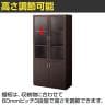 【日本製】プレジデント用書棚 PMシリーズ 役員用両開き書庫 本棚 収納 役員家具 国産 ライオン事務器 PM-918B 幅900×奥行450×高さ1800mm-5