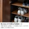 ロータイプ シューズボックス 日本製 下駄箱 脚付き セラミック調 アジャスター付き 可動棚付き 縦型 大容量 収納 幅990×奥行370×高さ1010mm-11