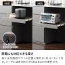 キッチンカウンター MIRENIA 引き出し 収納 作業台 キッチン棚 ゴミ箱上収納 レンジ台ステンレス天板 食器棚 幅1420×奥行465×高さ920mm-11