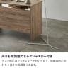 パソコンデスク 大理石調 木目調 オフィスデスク ビジネスデスク ワークデスク デスク 収納 引き出し付き 机 コンパクト 勉強机 おしゃれ ウッディモダン 在宅 幅1400×奥行550×高さ720mm-12