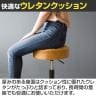 昇降スツール 360度回転座面 キャスター付き PUレザー ウレタン座面(360mm) 幅480×奥行480×高さ450～520mm-8