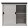 小型収納庫 物置 横型MSA-17K 幅1240×奥行520×高さ1115mm-2