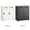 スチールパーソナルロッカー 個人ロッカー 2人用 ダイヤル錠 幅800×奥行400×高さ940mm オフィスロッカー オフィス 収納 事務所 スチールロッカー 鍵付き メールロッカー 投稿口付き-1