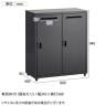 スチールパーソナルロッカー 個人ロッカー 2人用 ダイヤル錠 幅800×奥行400×高さ940mm オフィスロッカー オフィス 収納 事務所 スチールロッカー 鍵付き メールロッカー 投稿口付き-2