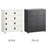 スチールパーソナルロッカー PCロッカー 8人用 シリンダー錠 幅800×奥行400×高さ940mm オフィスロッカー オフィス 収納 事務所-1