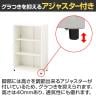 スチールユニットキャビネット A4 3段 オープン 下置き用 幅800×奥行400×高さ1180mm 収納棚 シェルフ スチールキャビネット オフィス収納 シリンダー錠 オフィスキャビネット スチール書庫 鍵付き-6