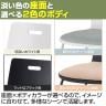 【6人用 会議セット】OC 会議テーブル 1800×900 配線ボックス付き + エルモサ ミーティングチェア キャスター付き 【6脚セット】-10