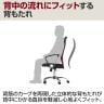【6人用 会議セット】会議用テーブル 幅3000×奥行1200×高さ700mm + メッシュチェア 腰楽 ハイバック キャスター付き 肘付き【6脚セット】-11