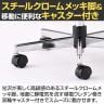 DC導電チェア メッキ脚 導電ウレタン巻双輪キャスター 静電気防止 導電ビニールレザー 工場 研究施設 日本製 国産 DC-EH16 幅595×奥行500×高さ780～860mm-10