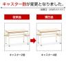 配膳台 学校 給食 3段式 国産 幅2600×奥行450×高さ400・500・600mm-3
