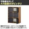 【アウトレット】レモダ 木製メールロッカー パーソナルロッカー 6人用 2列3段 上置き・下置き兼用 扉付き 書庫 鍵付き 棚板付き 幅800×奥行397×高さ1106mm-11