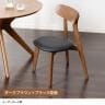 【2脚セット】ダイニングチェア VC-3 シンプルミーティングチェア 幅487×奥行544×座面高さ430mm 木のぬくもり 天然木 シンプル ラウンジ カフェ 会議-2