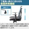 オフィスチェア LF-001 背座一体ロッキング 固定肘 上下昇降可能 背面メッシュ キャスター付き デスクチェア メッシュチェア 事務椅子 テレワーク 在宅 椅子-11