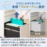 オフィスワゴン サイドワゴン デスクワゴン 鍵付き 幅395×奥行510×高さ600mm 寸法図