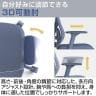 オフィスチェア デスクチェア PAL-02 パレトーン ワンカラー メッシュ モールドウレタン座面 低座面設計 3Dアームレスト ランバーサポート シンクロロッキング キャスター付き 在宅 おしゃれ-11