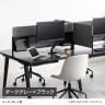 [オプション]デスクトップパネル EXELEGA 幅1200mm用 フリーアドレスデスク 幅1190×奥行100×高さ480mm ミーティングテーブル 会議用テーブル-2