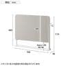 [オプション]デスクトップサイドパネル EXELEGA専用 フリーアドレスデスク用 幅590×奥行48×高さ480mm-15