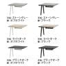 【追加/増設用】ミーティングテーブル EXELEGA 会議用テーブル 幅1000×奥行1000×高さ720mm 配線ボックス付き フリーアドレスデスク-1