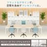 FLシリーズ フリーアドレスデスク 6人用 幅3600×奥行1200×高さ720mm 配線ボックス付き ミーティングテーブル 会議用テーブル 会議室 ワークテーブル 事務机-5