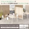 FLシリーズ ミーティングテーブル 会議用テーブル 配線ボックス付き 幅1800×奥行900×高さ720mm 会議机 会議テーブル ワークテーブル-5
