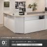 スチールハイカウンター OCシリーズ 専用コーナー スチール製 受付カウンター 接客 幅450×奥行450×高さ1000mm-4