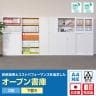 【国産】【完成品】オープン書庫 扉無し 3段 下置き ホワイト ブラック 幅880×奥行380×高さ1110mm スチール書庫 スチールキャビネット オフィス 収納 事務所-5