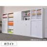 【国産】【完成品】オープン書庫 扉無し 5段 下置き ホワイト ブラック 幅880×奥行380×高さ1860mm スチール書庫 スチールキャビネット オフィス 収納 事務所-2