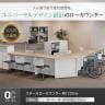 スチールローカウンター OCシリーズ スチール製 受付カウンター 幕板付き オフィス 病院 公共施設 福祉施設 接客 幅1200×奥行600×高さ720mm-5