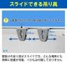 ホワイトボード 壁掛け 縦横両用 600×450mm マーカー付き マグネット対応 1.0kg OC-WB6045W-8