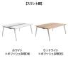 オカムラ PRECEDE フリーアドレスデスク 4人用 フリースタンディング両面タイプ 3A21AD 3A24AD 天板・脚カバー同色 ネオウッド/ホワイト天板 ポリッシュ脚 幅2000×奥行1600×高さ720mm-1